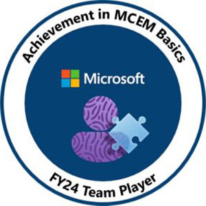 Congratulations on earning your MCEM badge