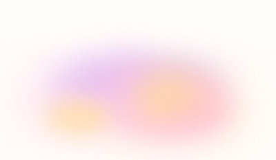 白地にパープル、オレンジ、ピンクなどのパステル カラーをブレンドしたソフトな画像。