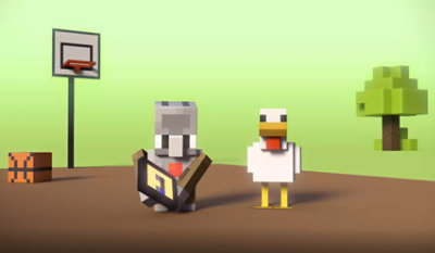 A couple of girls in a classroom.