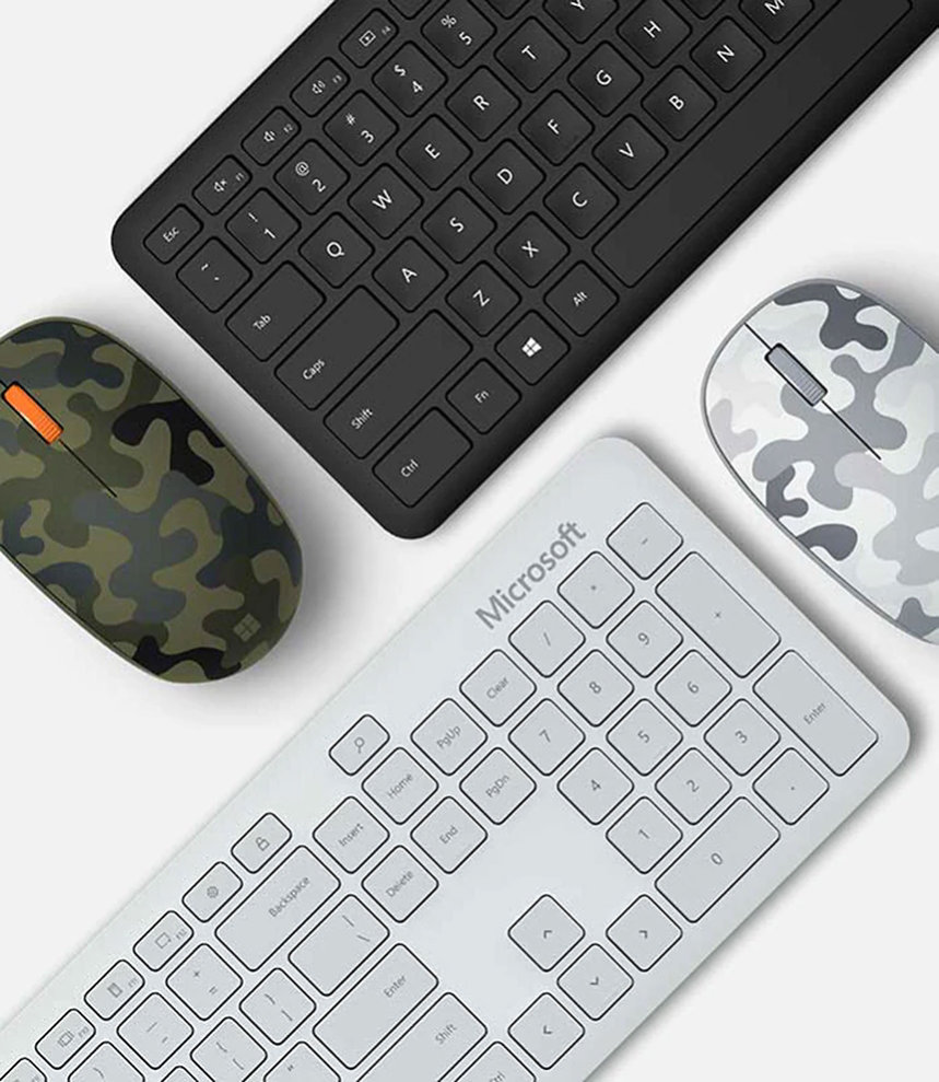 Design Bluetooth Camo Mouse Microsoft with | Accessories Microsoft