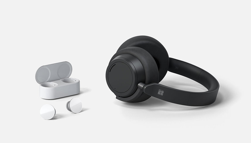 Surface headphones and Surface earbuds.