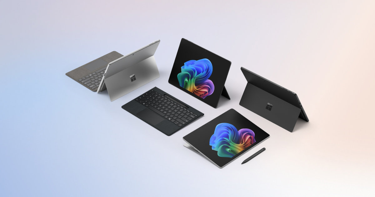 Surface Pro: 法人向けの新しい 13 インチ 2 in 1 AI ノート PC