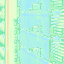 サーバーハードウェアの抽象的なクローズアップ