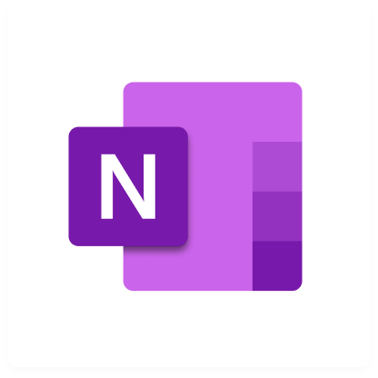 أيقونة Microsoft OneNote.