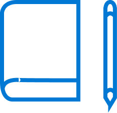 Book and pen icon