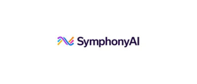 A logo with colorful letters spelling SymphonyAI.