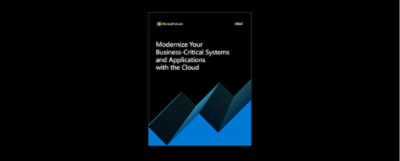 The e-book titled Modernize Your Business-Critical Systems and Applications with the Cloud 