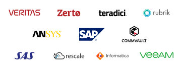 Veritas, Zerto, teradici, rubrik logos and more 