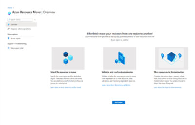 Información general en Azure Resource Mover en la que se explican los pasos necesarios 