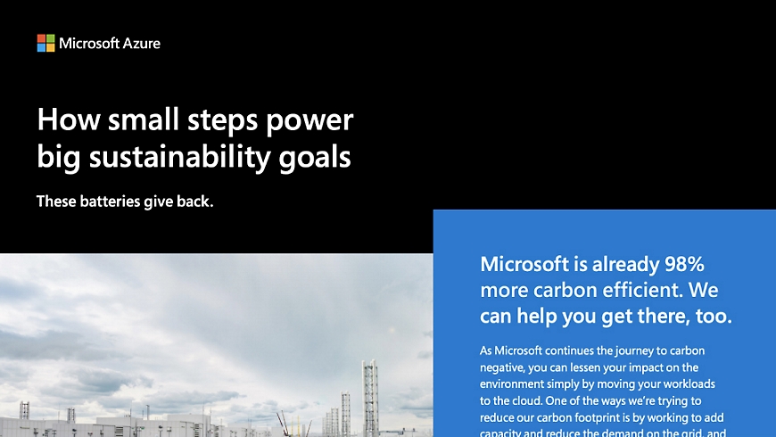 How small steps power big sustainability goals infographic