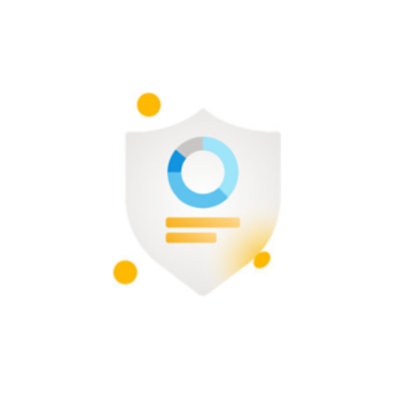 Illustrations of a security shield.