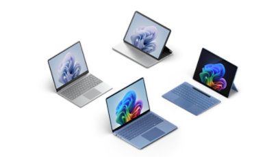Un groupe de Surface Laptop et Surface Pro 