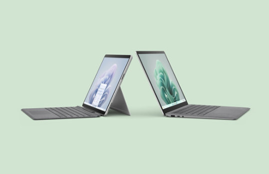 Microsoft Store 学生与军人优惠页面展示的 Surface 设备