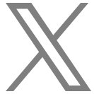 グレー色のXロゴ