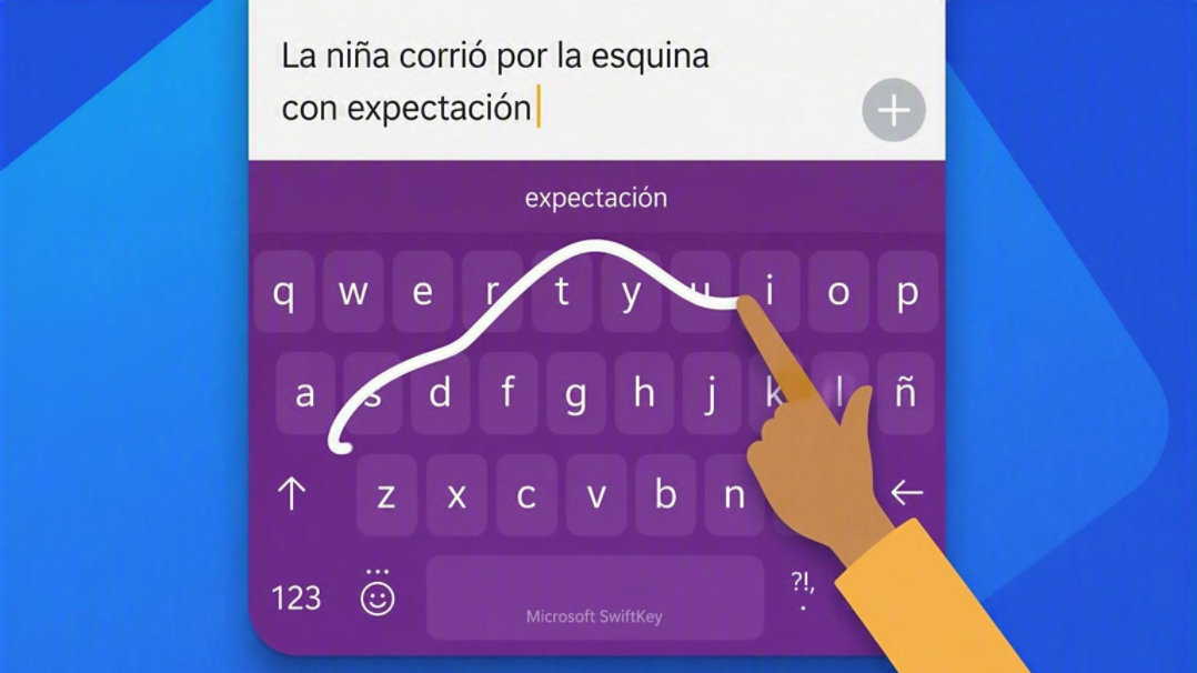 Demostración de deslizar y escribir con SwiftKey