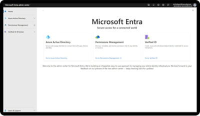 Microsoft Entra homepage