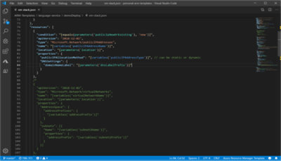 Projet dans Visual Studio Code