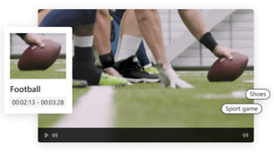 A piece of content being rendered out from a longer video