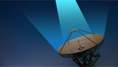A satellite antenna