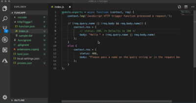 Visual Studioでローカルで開発されているクラウド アプリの GIF 