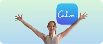 A person with her arms raised