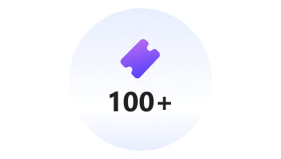 100+